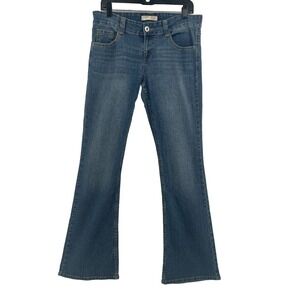 No Boundaries Bootcut Jeans Juniors 13 Stretch Western‎ Flare Wide Blue Denim